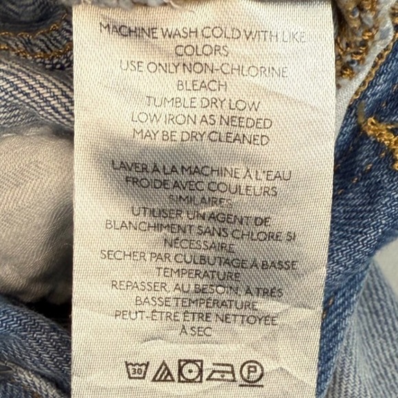FREE PEOPLE We the Free Maggie Mid Rise Straight Leg Jeans, Size 25 - Picture 10 of 11